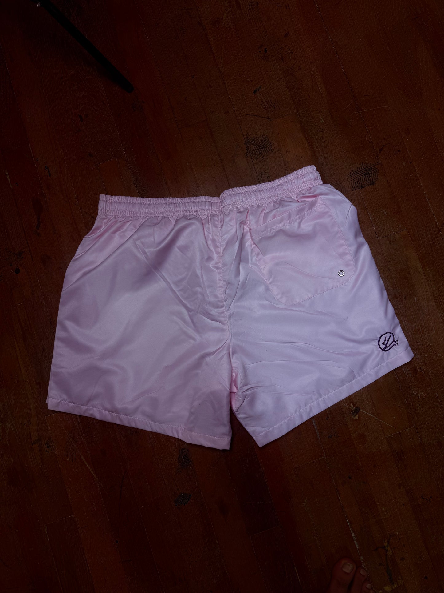 Skrewed Woven Shorts — Pink